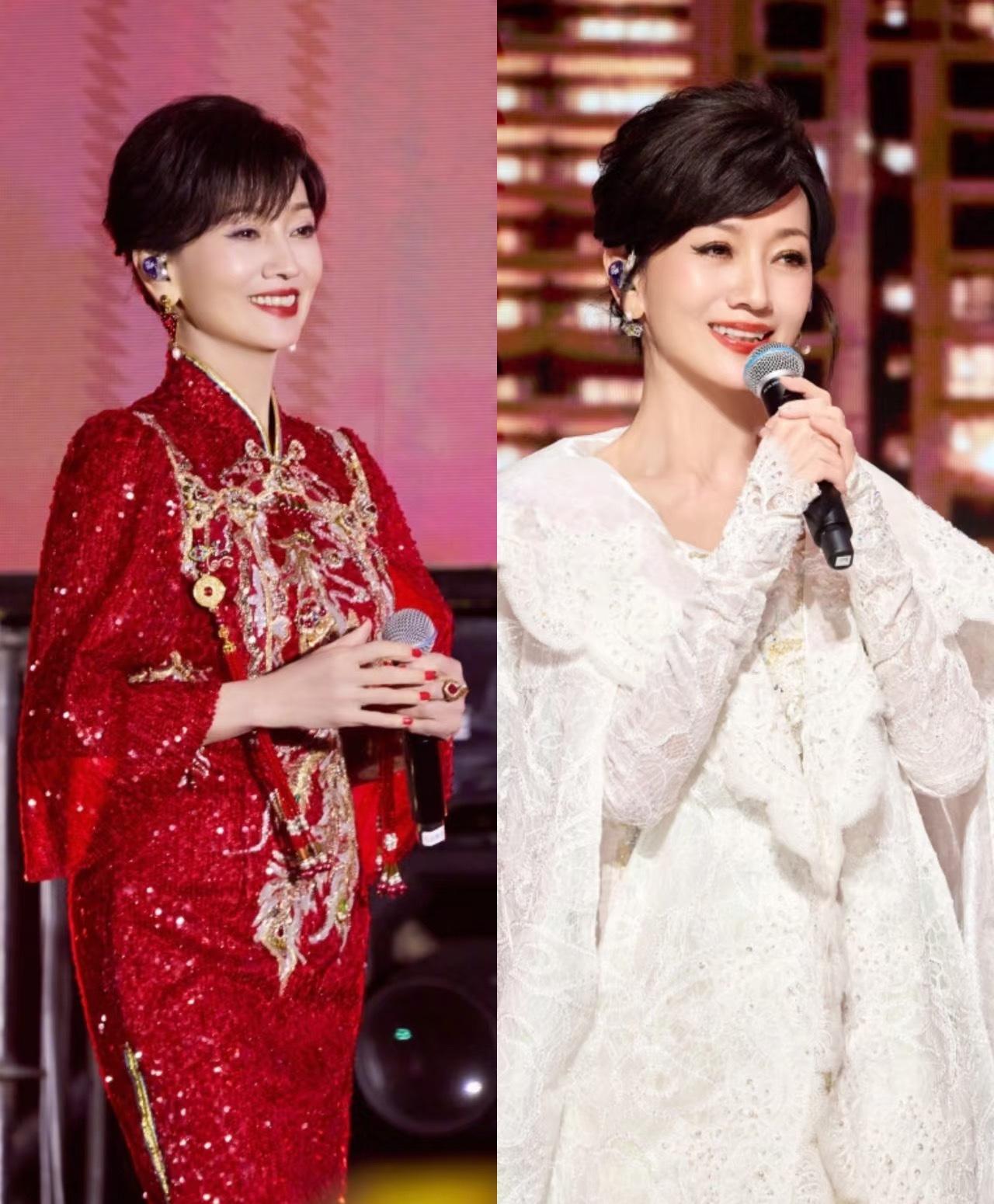 赵雅芝搞穿搭太会了。捧一个不老女神的名头。做熟龄女性穿搭标杆。每次新造型都刷屏全