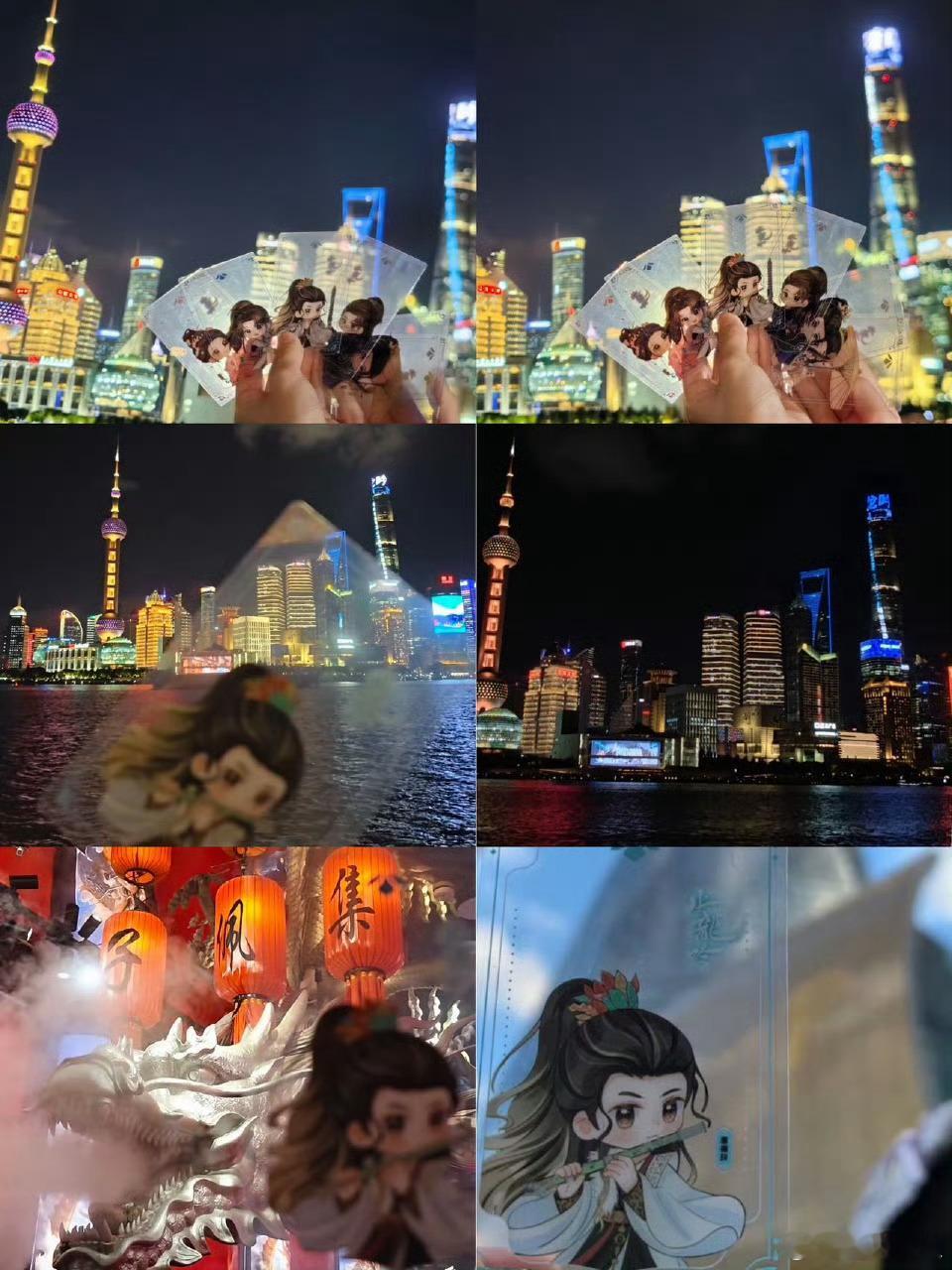 罗云熙人没来但又好像来了 谁懂啊！上海中心的开播灯光秀亮起来的瞬间，攥着罗云熙透