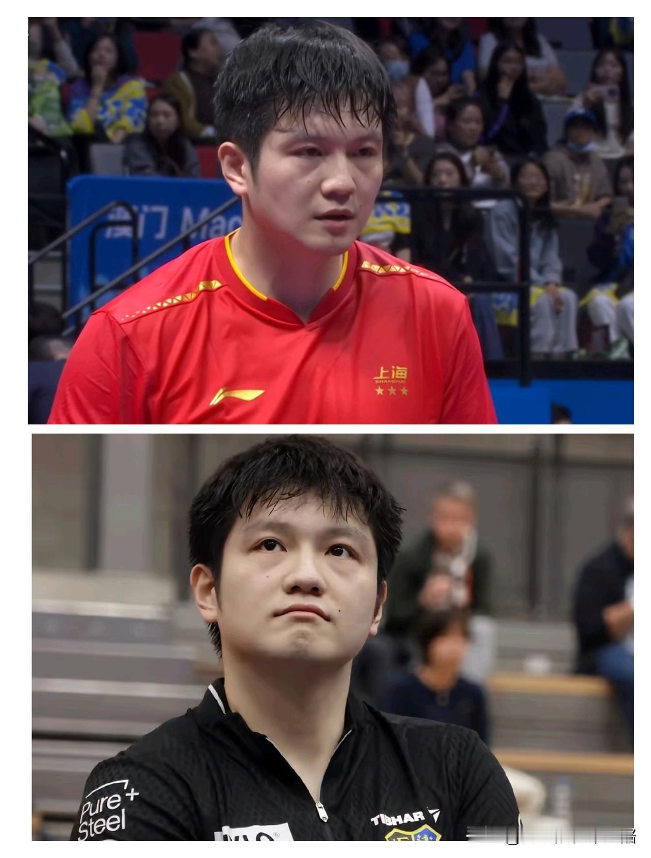 樊振东又赢了，而且还是一人拿两分。
不可否认，樊振东穿黑色队服很帅，但还是喜欢那