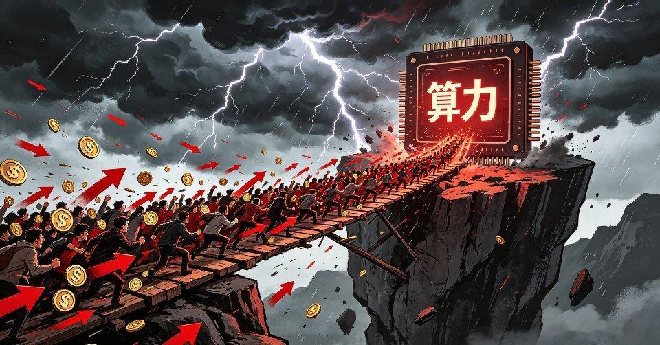 「千军万马独木桥」）震荡远远没有结束，接下来只会持续加剧。为什么？当下市场几乎全