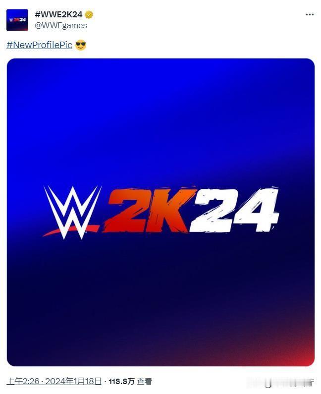 2K Sports正式官宣了新作《WWE 2K24》，游戏的更多细节将在1月22