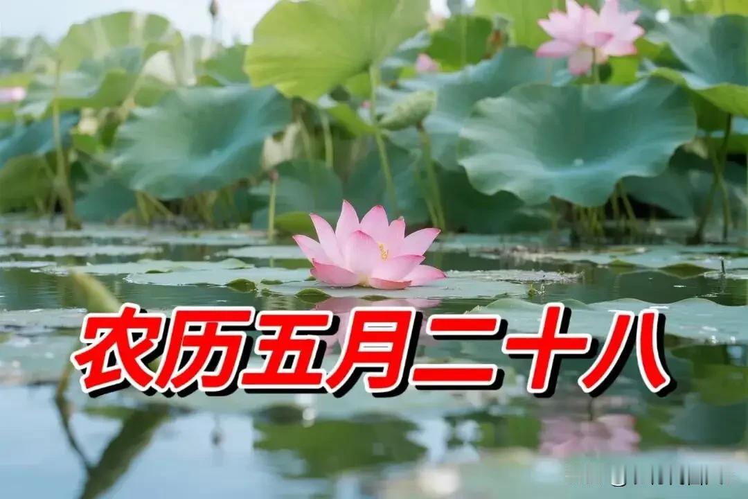 明日农历五月二十八，定日，嘱咐家人“3要吃，2不借，1要留”，愿您福至运来万事顺