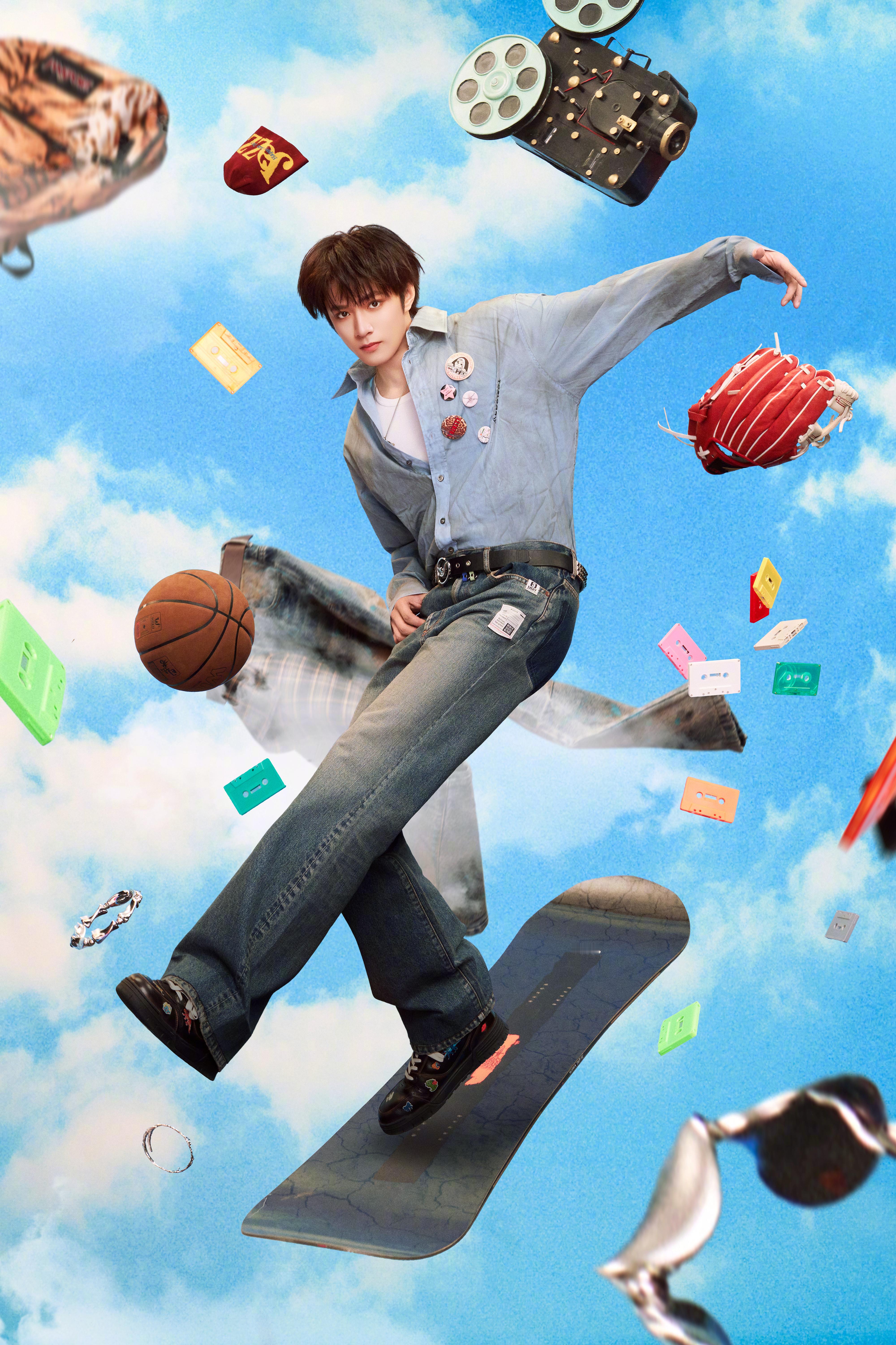 时代少年团 第四张专辑《加冠》💿🎶☁️ 新歌「摆脱地心引力」 宣传海报，针织