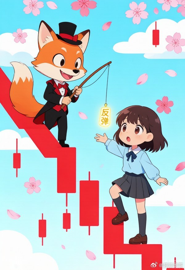 今天这走势，教科书级的"奉孝式拉升"——拉一下给希望，砸更低给绝望，循环播放。上