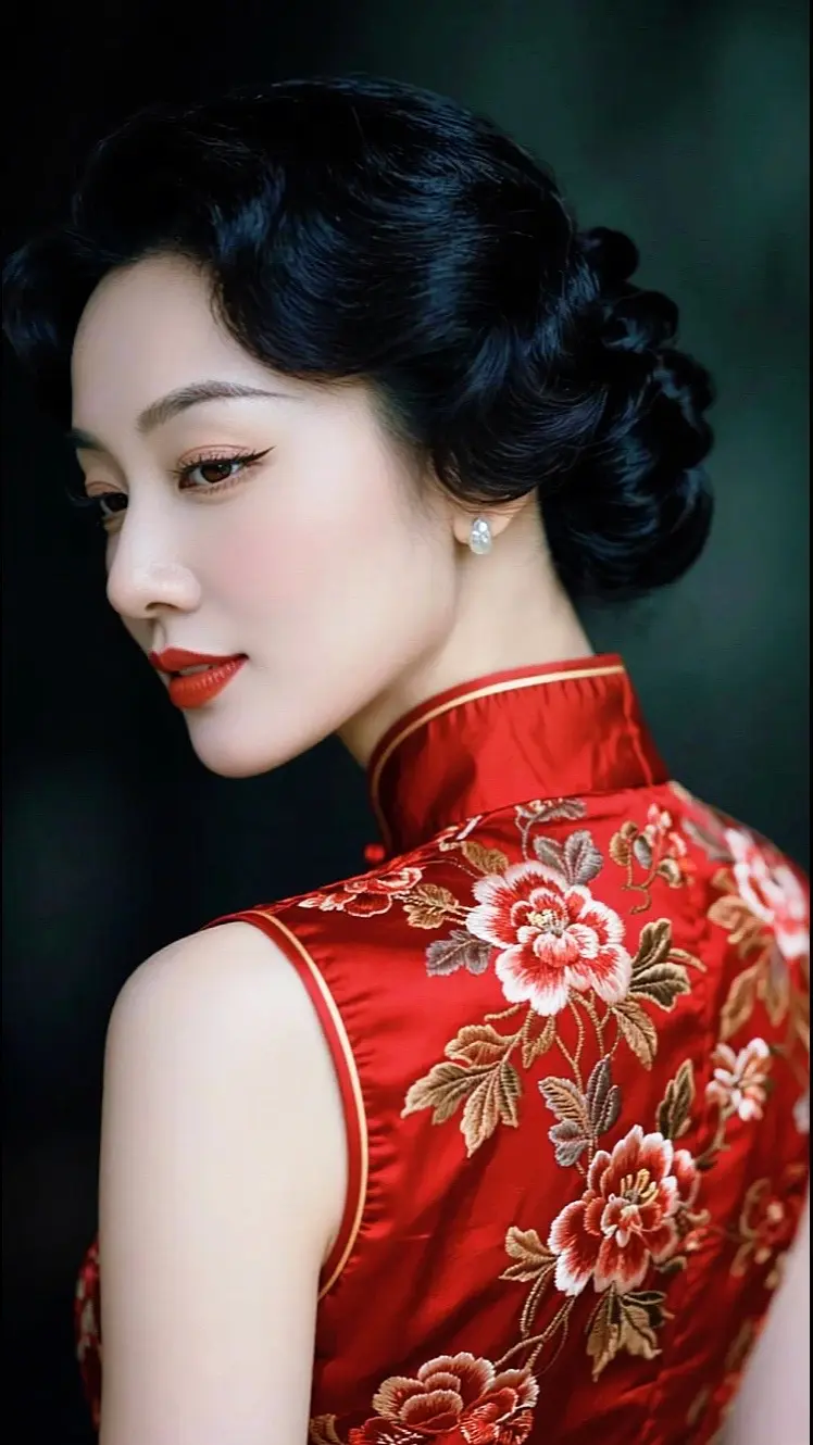 AI旗袍侧影照 随变ai随便玩 广告分成玩法达人伙伴计划