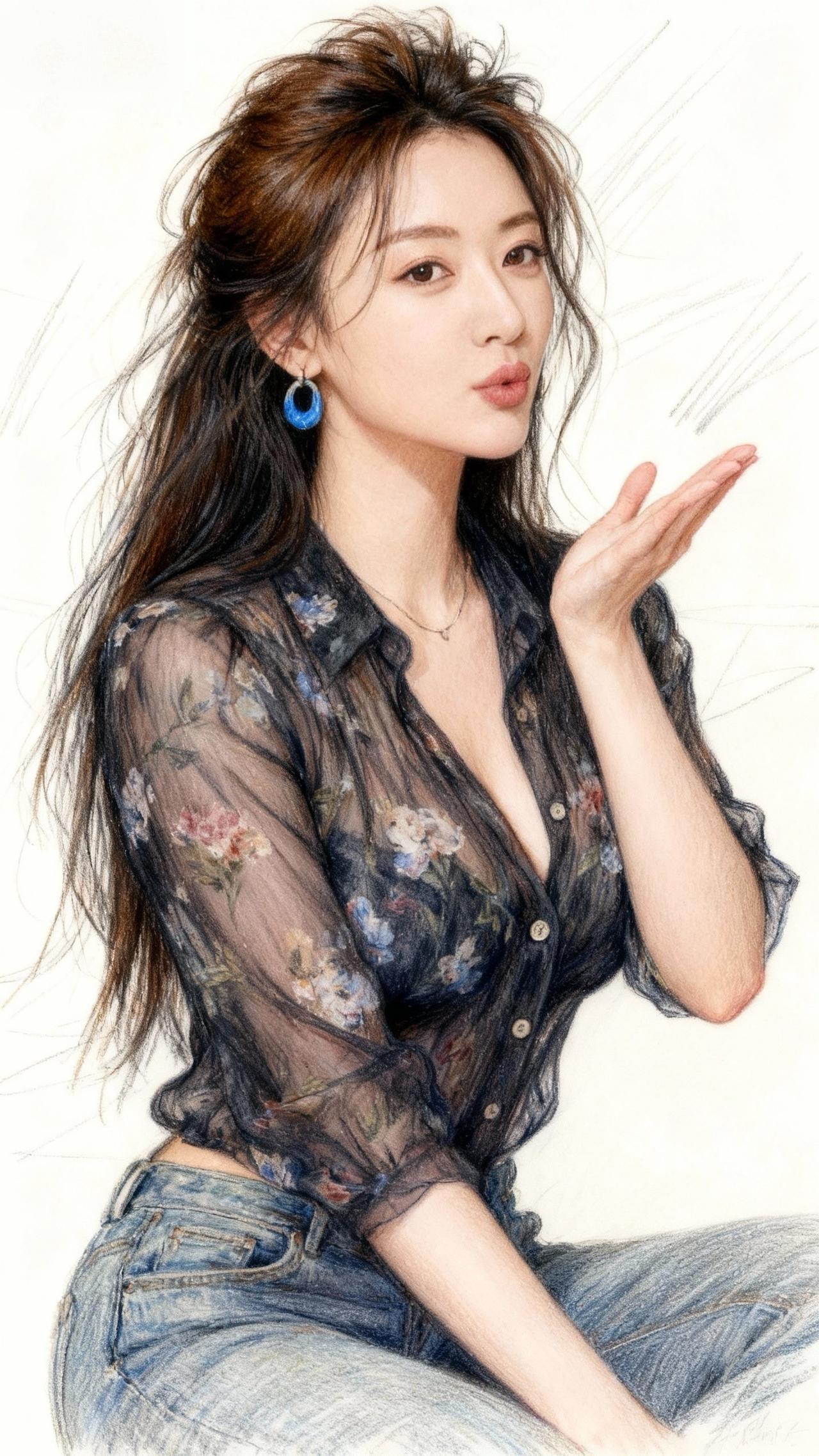 铅笔素描风，别开生面啊