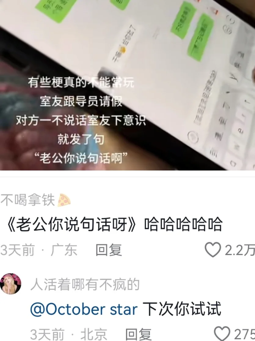 让你乱玩梗，这下老实了吧