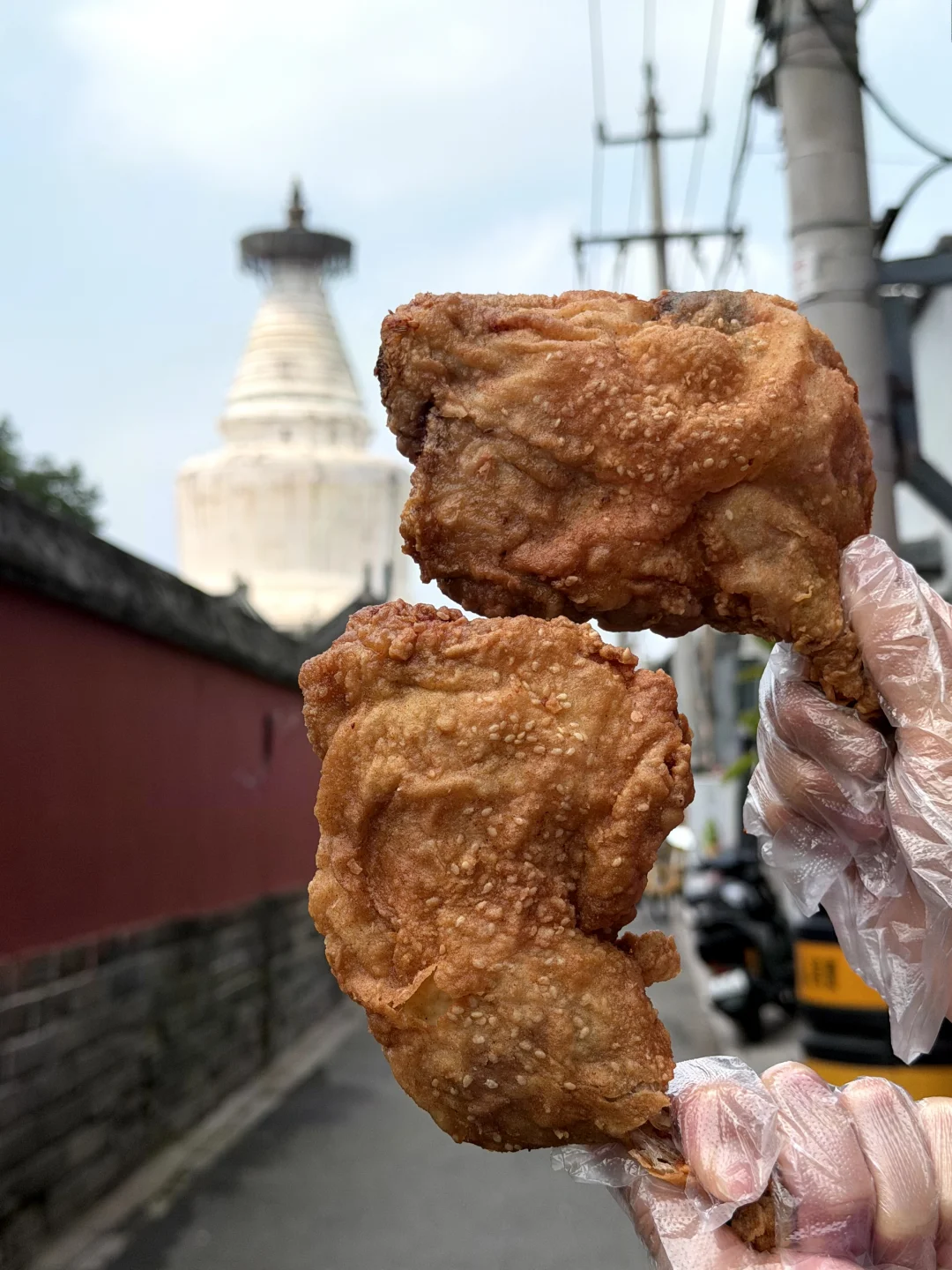 西四这家手枪腿，外皮酥脆内里爆汁