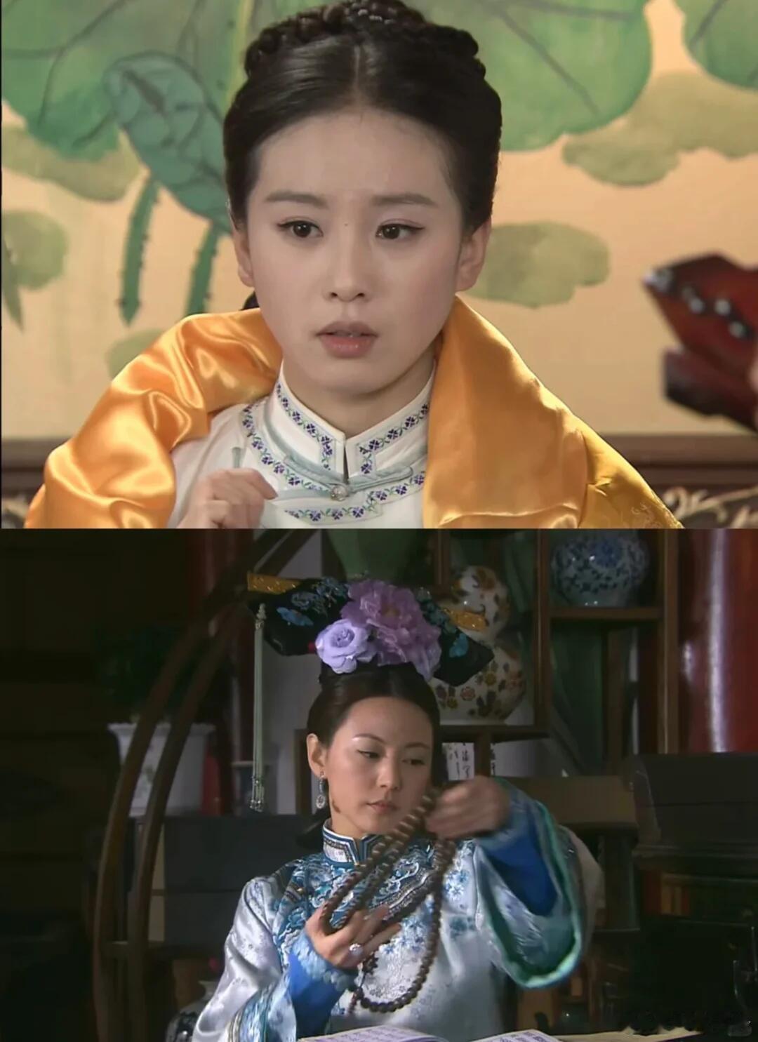 在《步步惊心》里，若曦与姐姐若兰情谊深厚，命运轨迹也相似，前半生活泼，后半生深宫