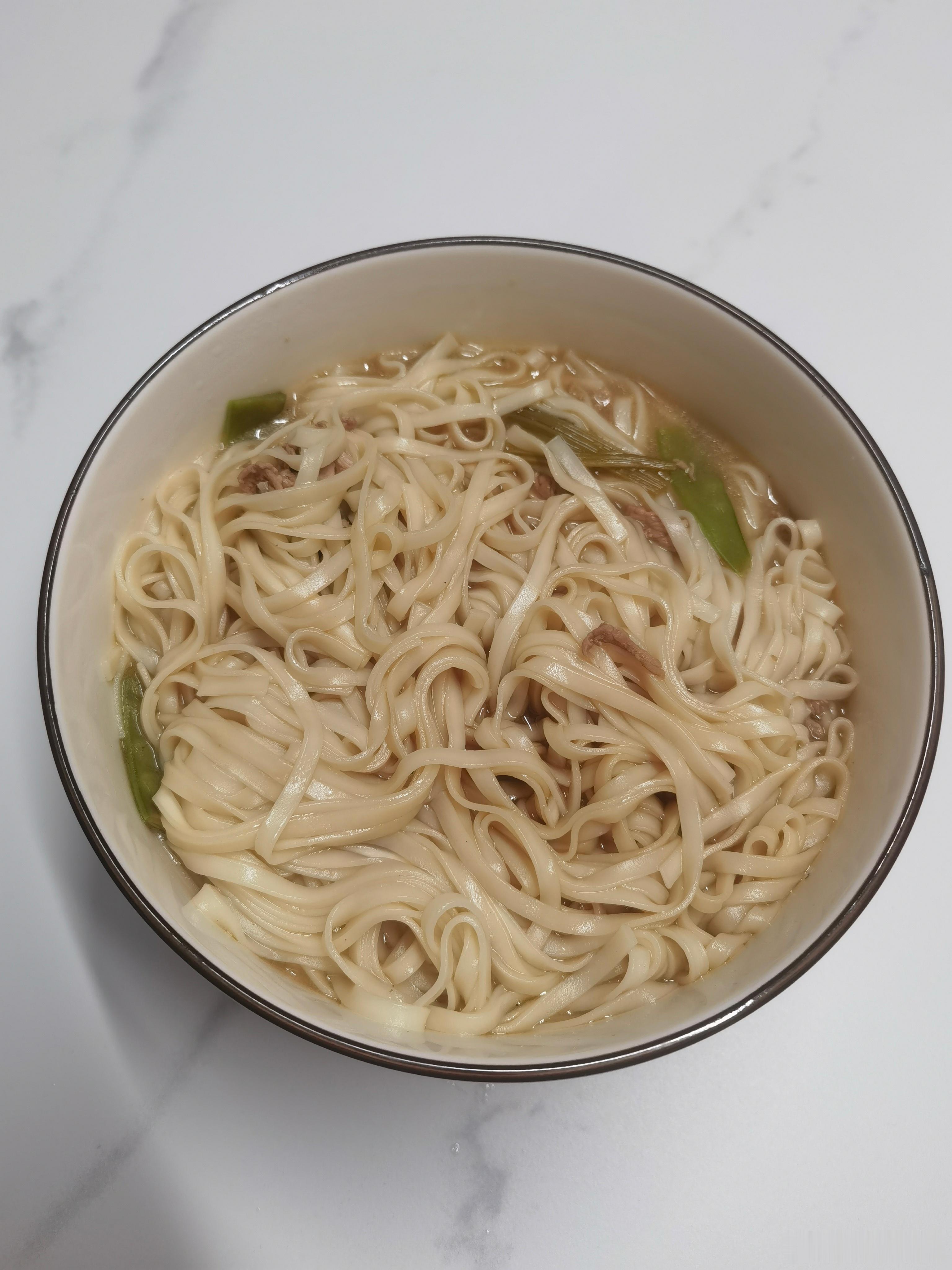 今日老登们不太给力晚上就安排吃清水面吧