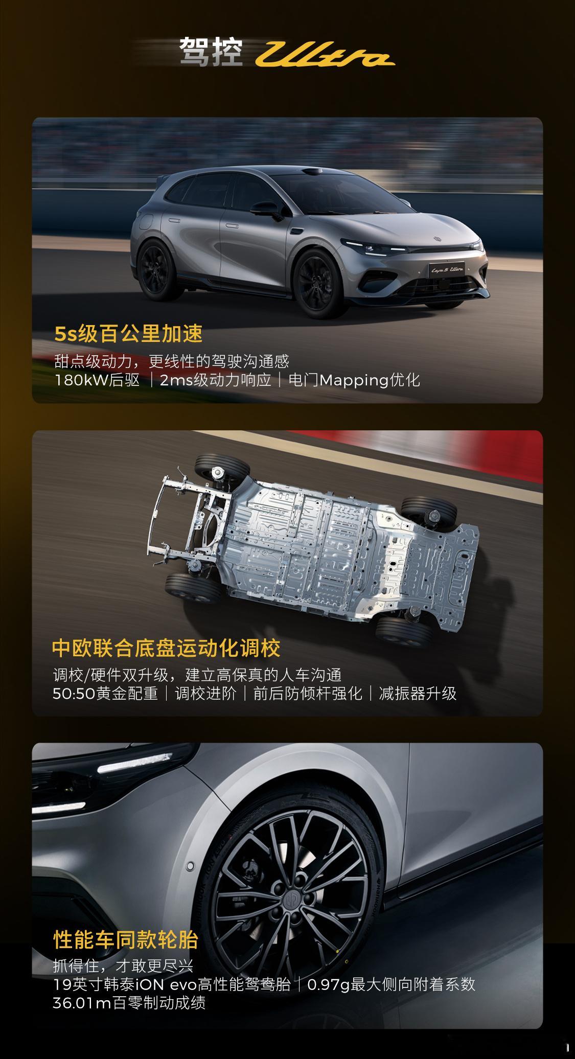 我对零跑Lafa 5 Ultra比较感兴趣的是那套韩泰轮胎。它相比我们那台工作车