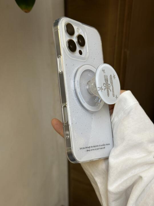 淡蓝色的闪粉磁吸壳🩵真的好好看！！