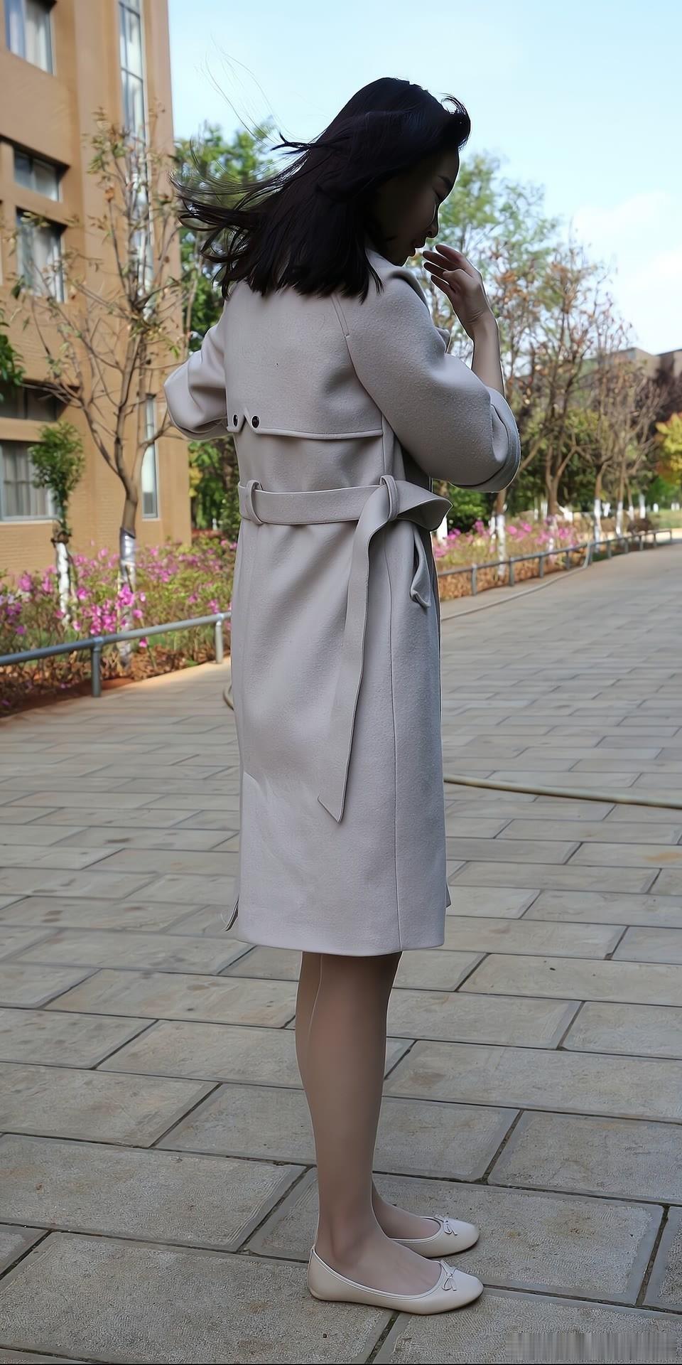 灰色丝袜与平底鞋~ 