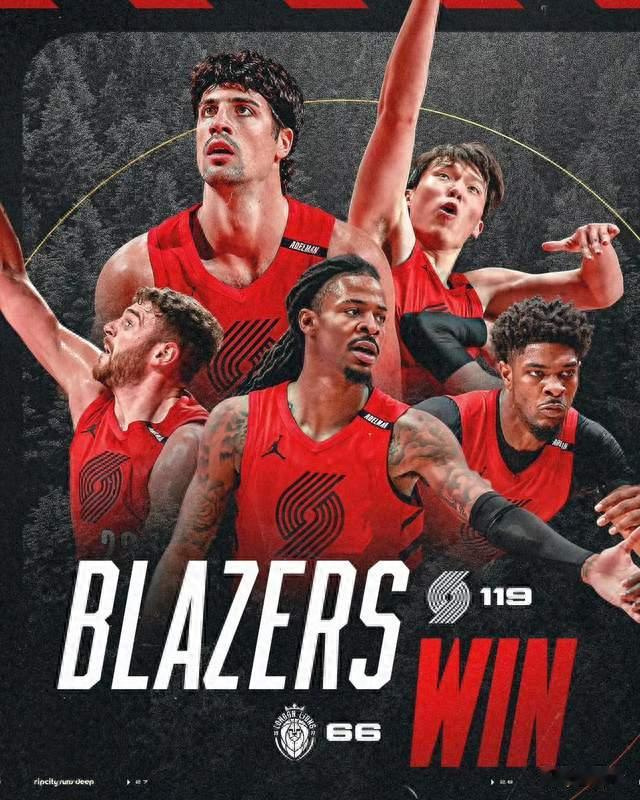炸裂！13+4+4！杨瀚森迎来大爆发！开拓者53分狂胜对手！