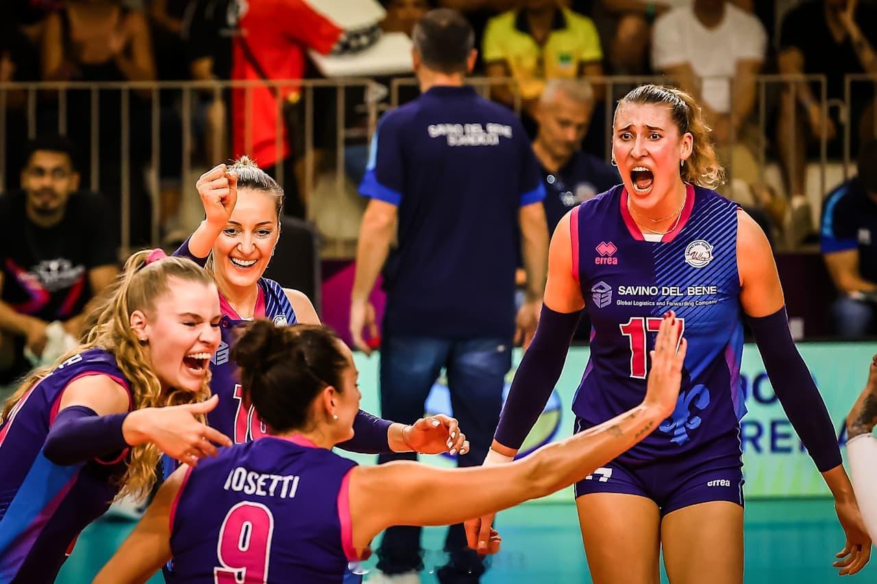 【女排世俱杯斯坎迪奇零封哈萨克七河 缪伊雯2分】国际排坛战报速递中国排球留洋动态