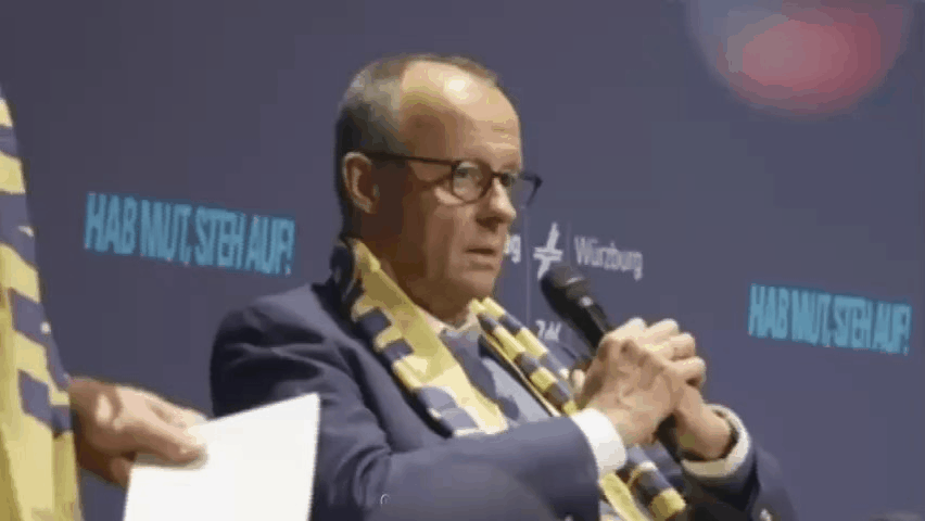 🇩🇪这到底是怎么回事……反抗是徒劳的！

德国总理弗里德里希·默茨又一次在全