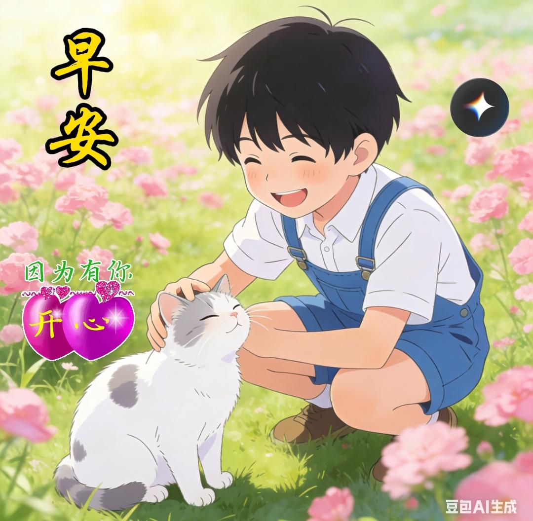 分享早安图片早安，愿你每天都过得快快乐乐！