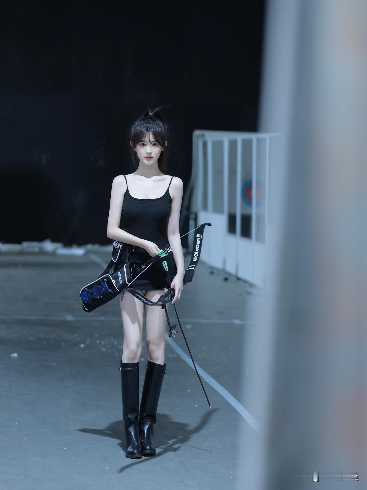 晒图笔记大赛射箭的女人就是好看。