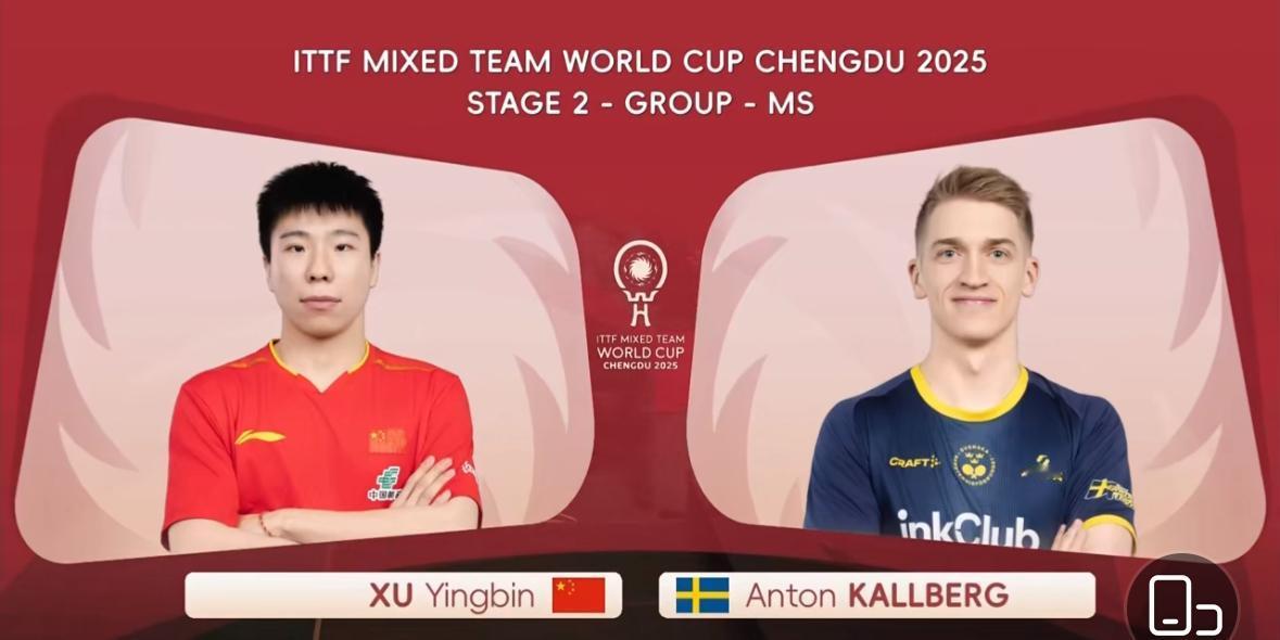 成都混团第二阶段 中国VS瑞典 徐瑛彬首秀0:3安东 不要嘲笑他 的确尽力啦！