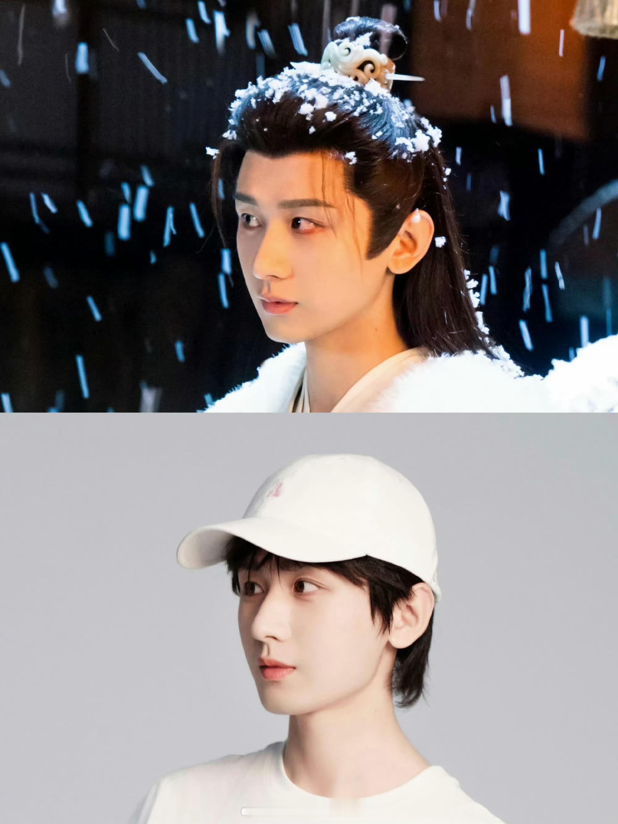 成毅饰演的谢淮安穿越到了2026年了成毅这张脸其实一直都挺幼的，有一种独有的天真