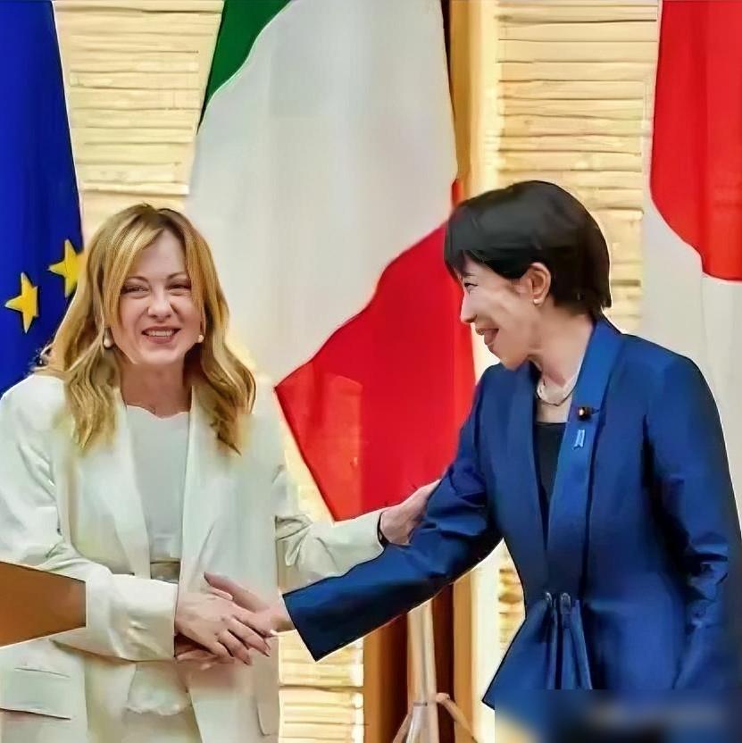 说真的，在长相这方面，以前总觉得意大利那位女总理梅洛尼会比日本的高市早苗好看很多