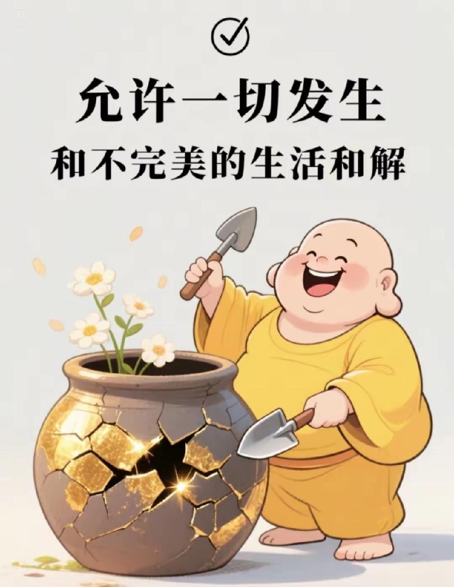 一段很喜欢的鸡汤：
“真正的强大不是对抗，而是允许发生。允许遗憾，愚蠢，丑恶，虚