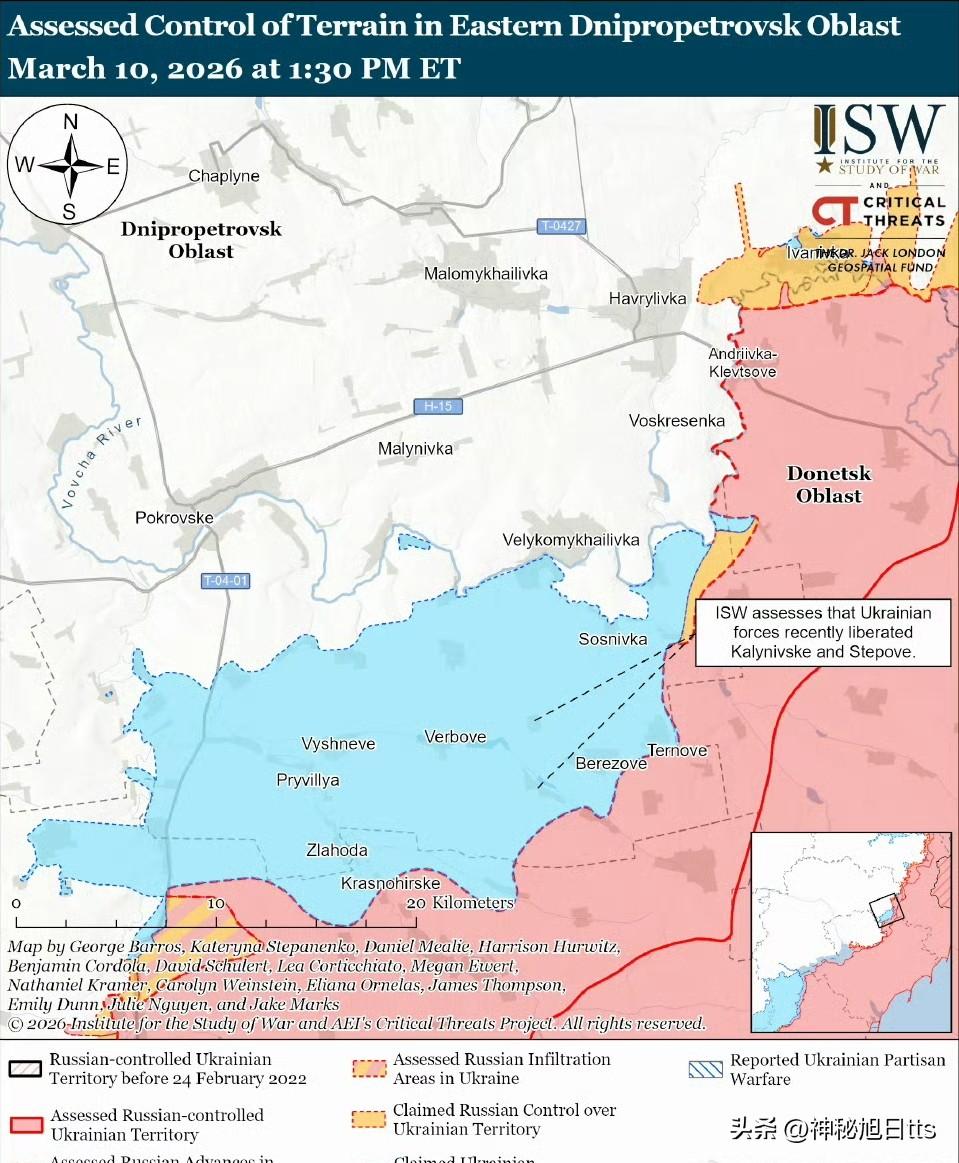 自2026年1月下旬以来，乌克兰军队在第聂伯罗彼得罗夫斯克州分两阶段推进，每次推