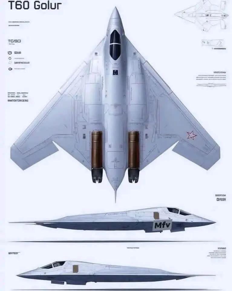 俄罗斯正在加紧研发第六代战斗机T-60“戈卢尔”

该机预计将采用新型发动机，在