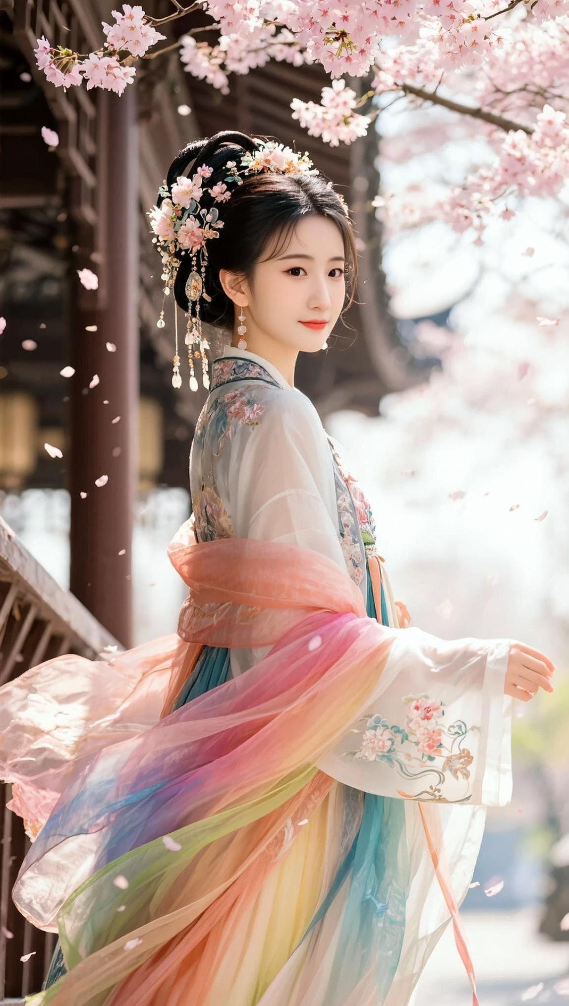 AI古风彩裳写真