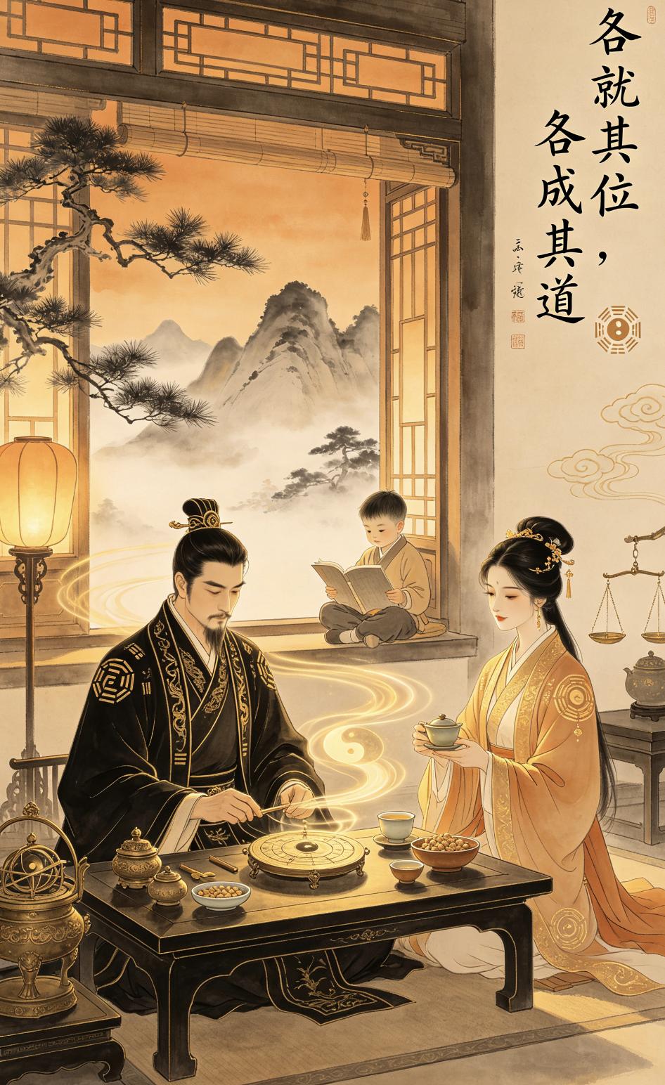 “天不受无名之位，家不养无序之魂”
从道家讲，一个家最大的内耗，不是穷，不是吵，
