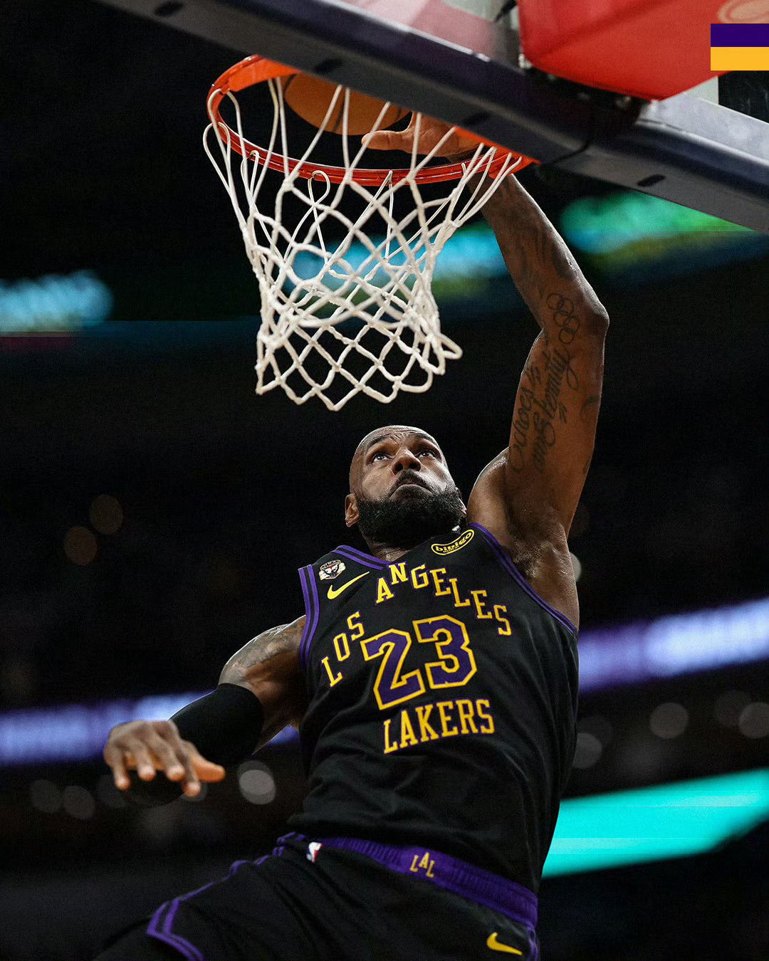 全场比赛结束，湖人142-111大胜奇才，卢卡创造湖人队史纪录！詹姆斯20分3篮