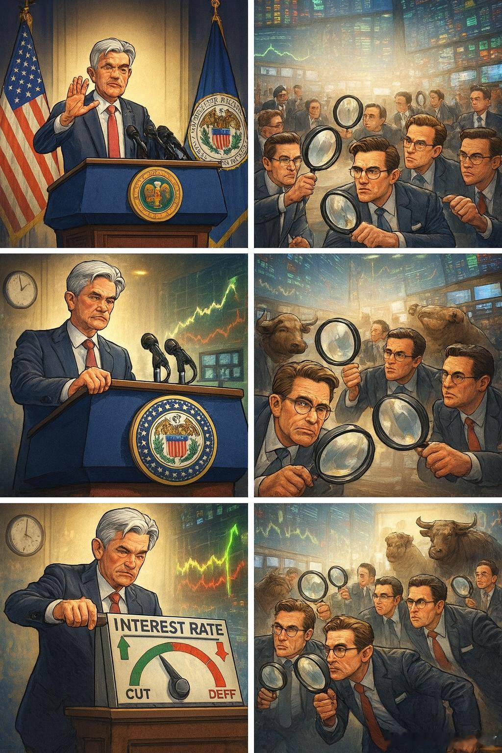 今夜降息无悬念，真正悬的是鲍威尔敢不敢说“处于良好位置”北京时间周四凌晨3点，美