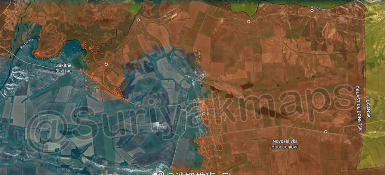 谢韦尔斯克市的大部分区域被俄军占领。

俄乌局势新进展 ​​​