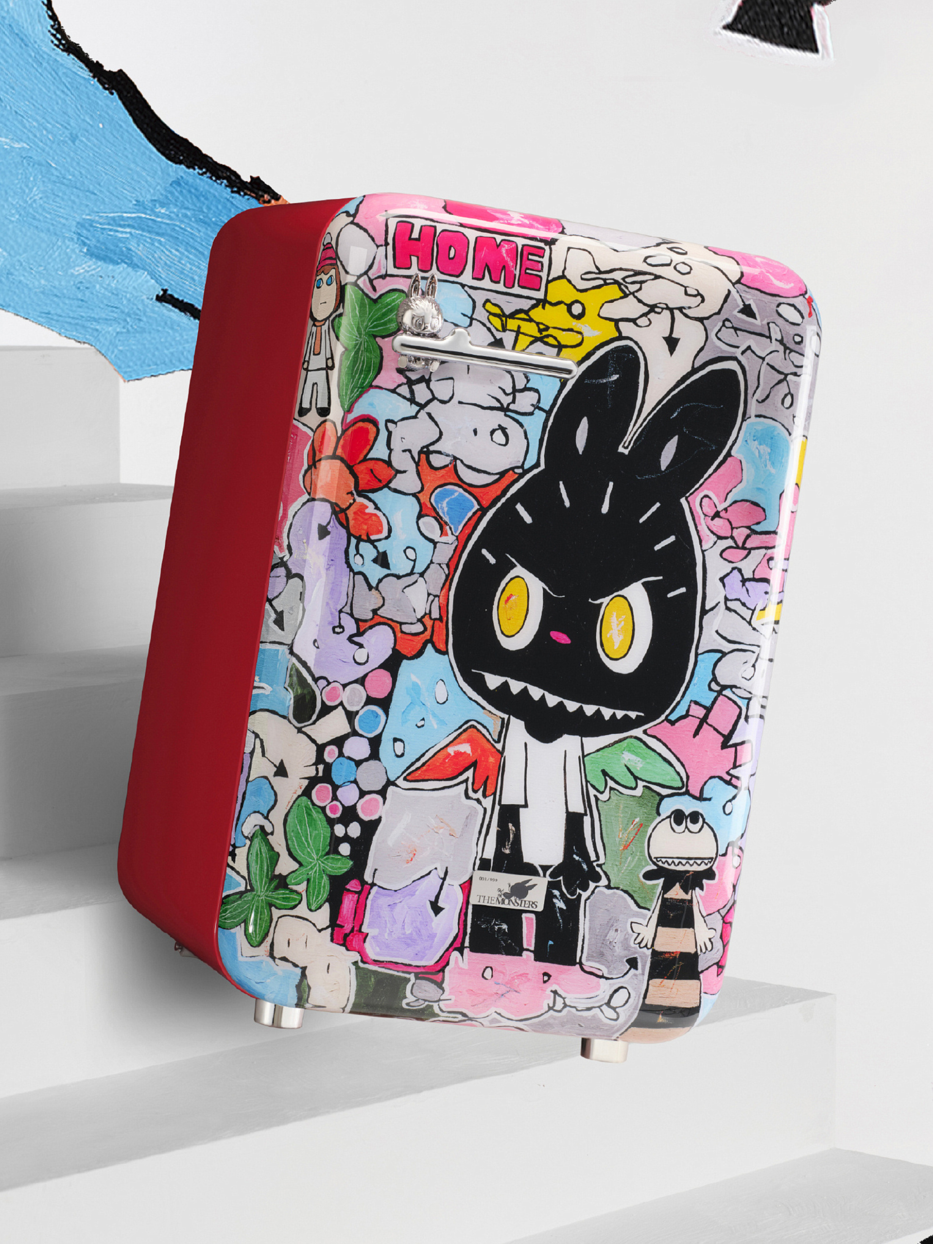 labubu冰箱溢价3000元 所谓的“LABUBU冰箱”，其实是泡泡玛特发布首