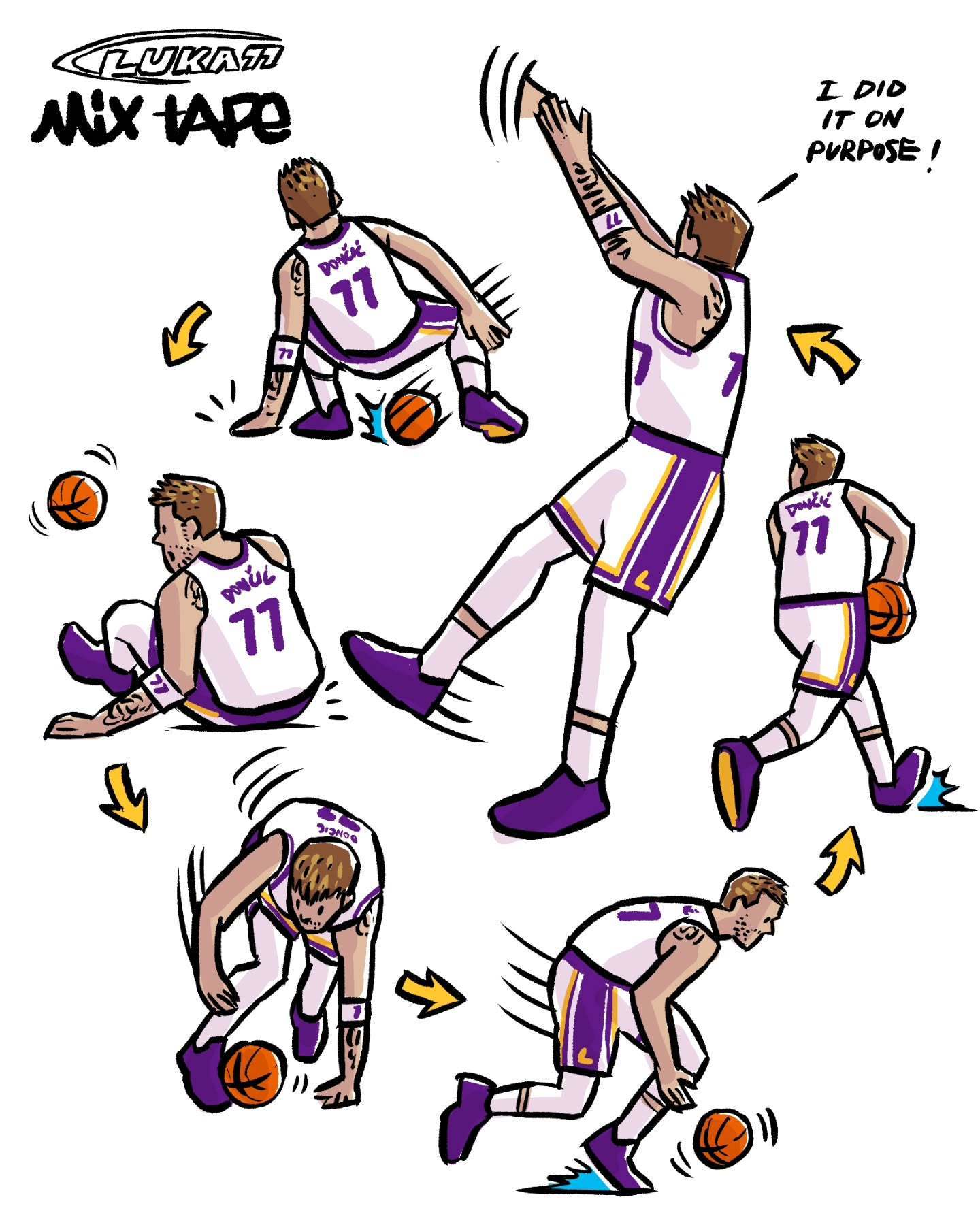 “我故意的😝”东契奇