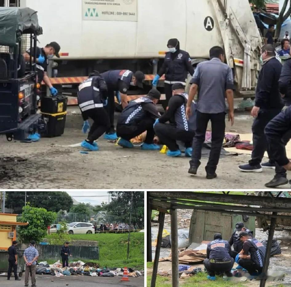 马来西亚沙巴一处垃圾场发生骇人碎尸案。一名垃圾收集员在工作时，发现垃圾袋内竟藏有