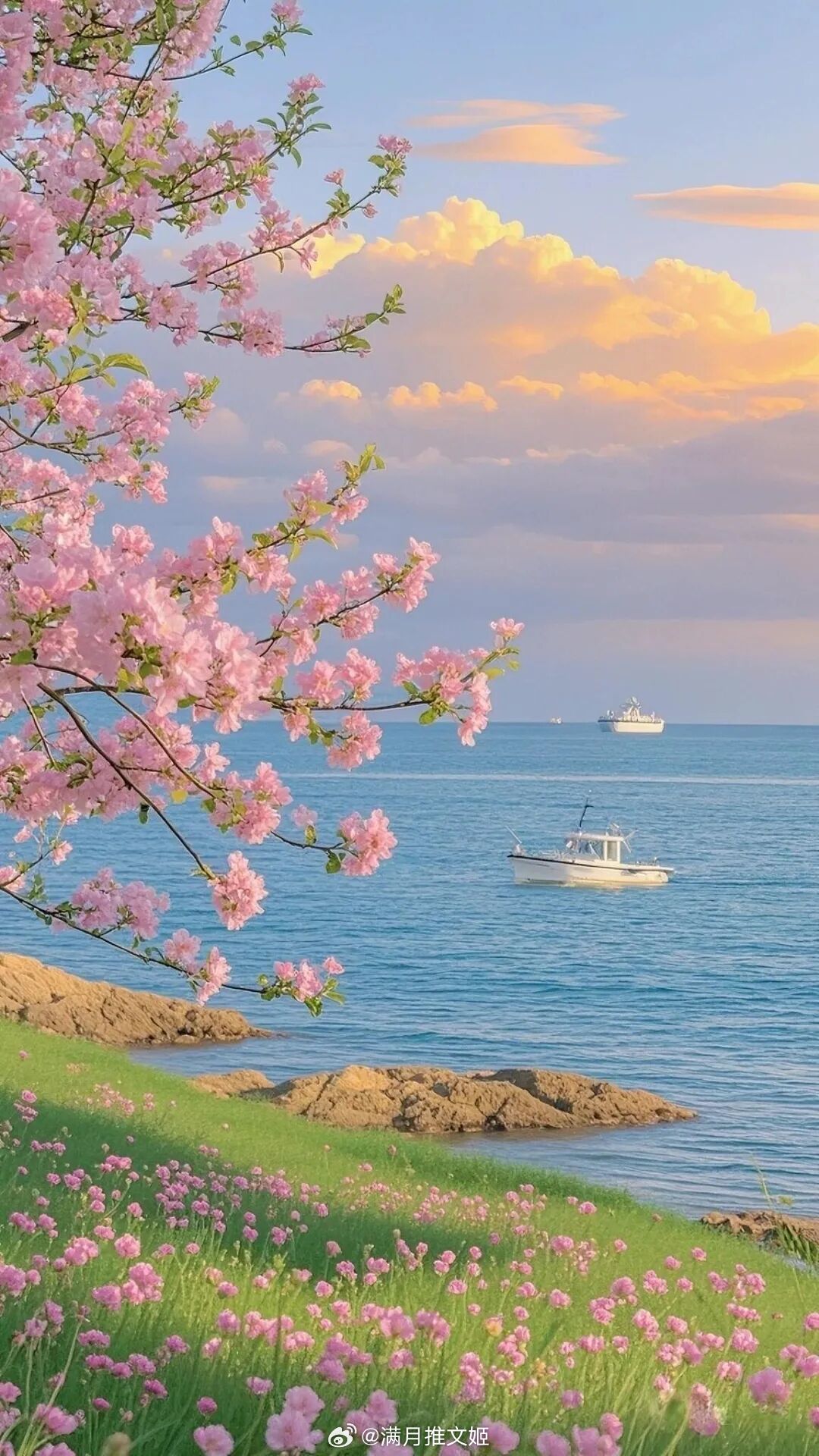 “只要春天来了，天地间总会飘荡起焦渴的呼喊。”—— 史铁生早安