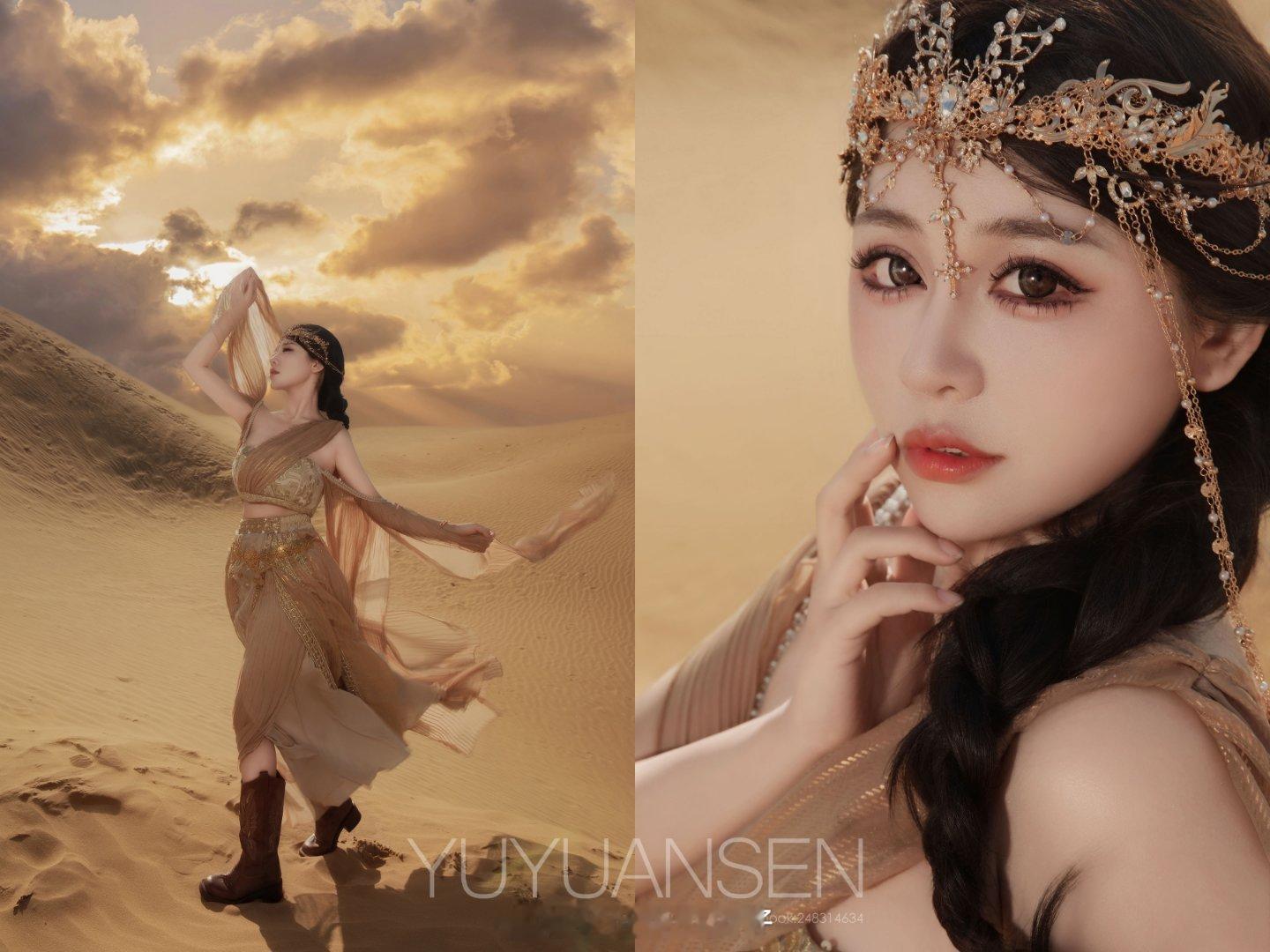 宅男女神[超话]人像写真[超话]飞天人像摄影[超话]御姐妆容分享 西域沙漠公主​