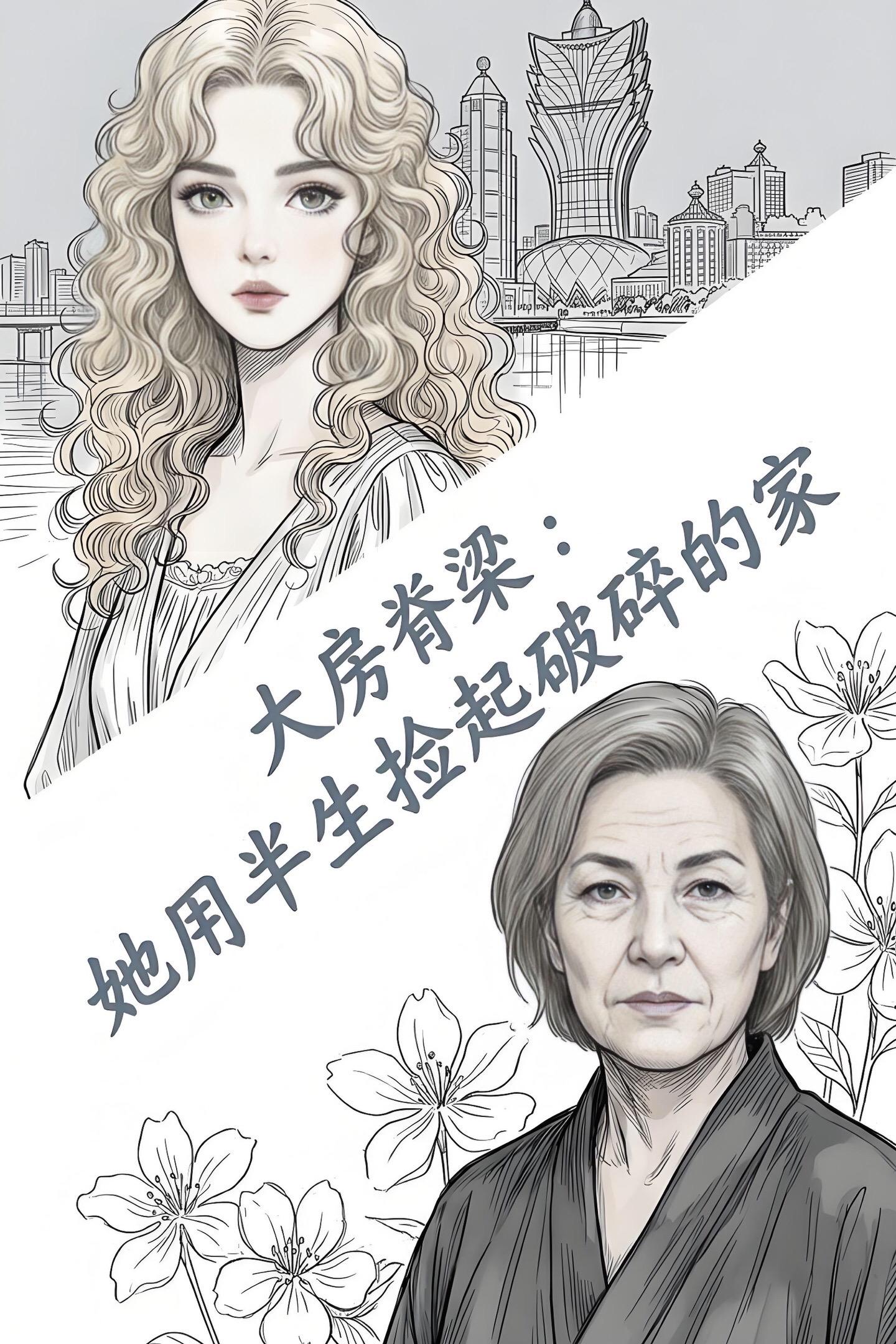 赌王“最丑女儿”何超雄，从惊艳美人到肥胖。变形，64岁孑然一身无儿无女