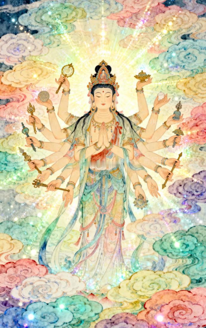 遇到千手观音，不要不理睬， 请您接住您的福气 ，许愿真的很灵的 