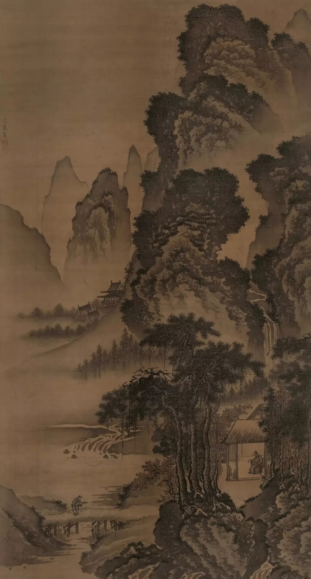 戴进（1388—1462），字文进，浙江钱塘人，明代前期最具革新精神的职业画家。