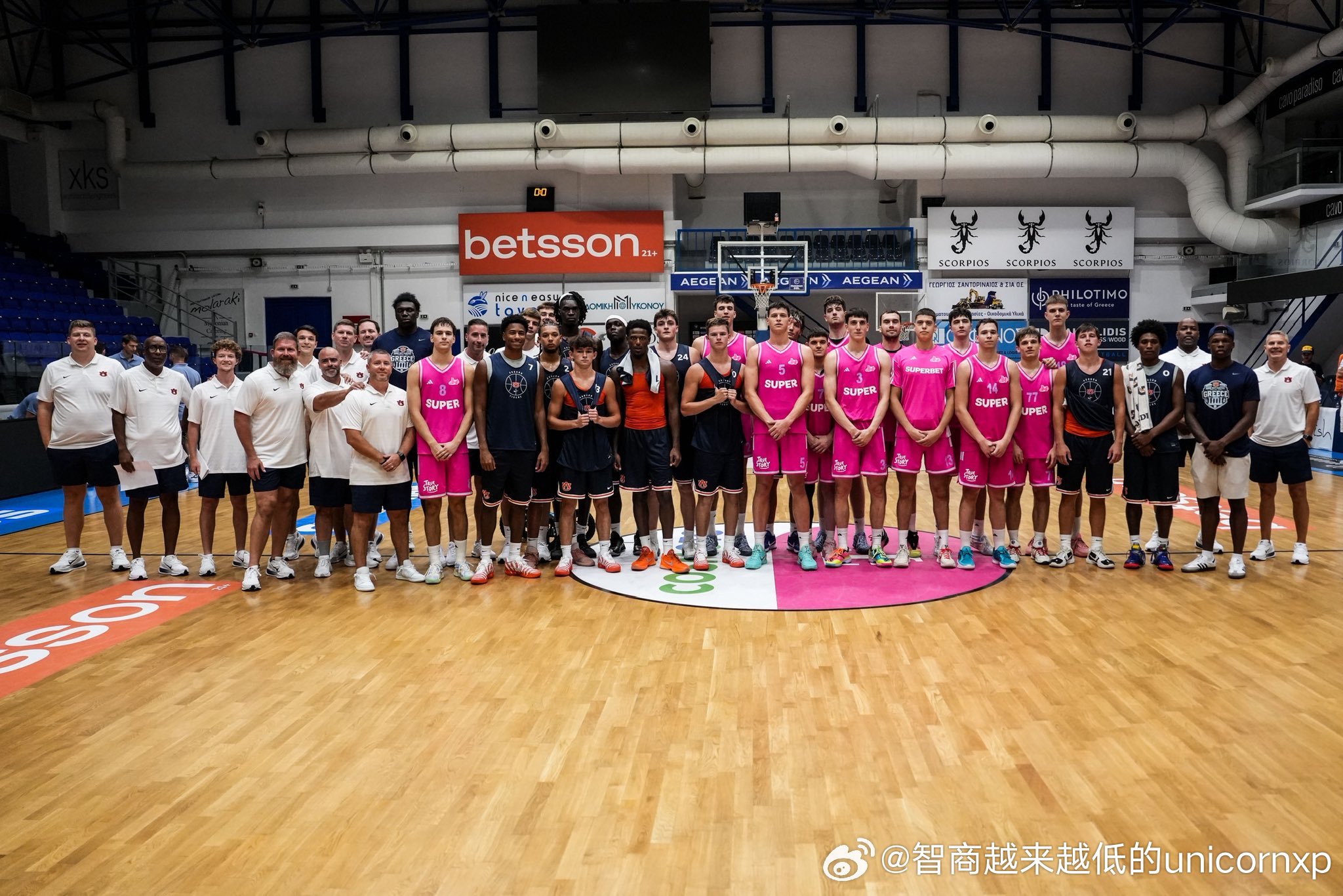 热身赛Mega 70比68击败奥本大学NCAA
