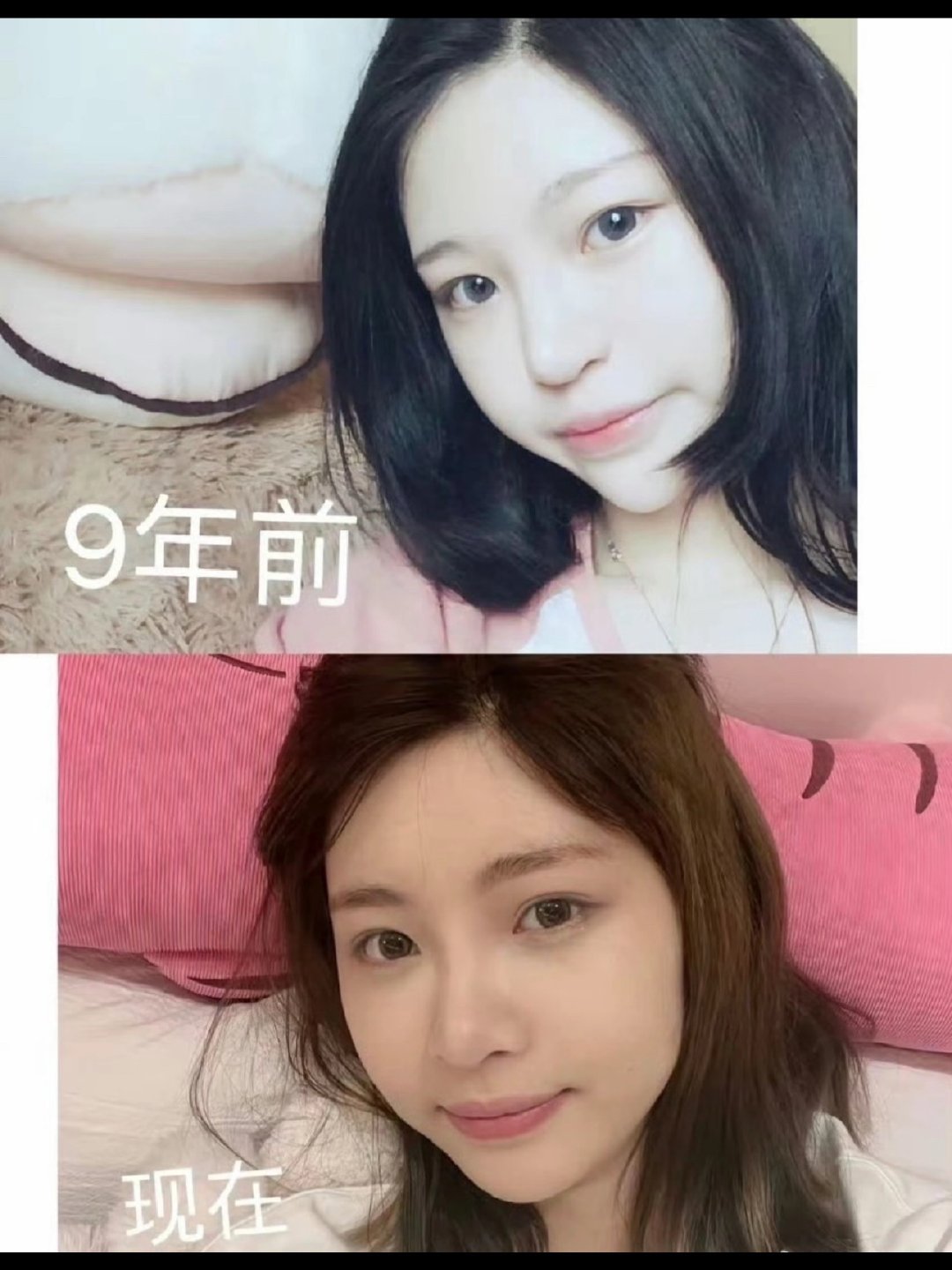 痞幼生图状态无滤镜原相机实拍痞幼生图，颜值稳定输出。早年旧照和现在同框，状态几乎