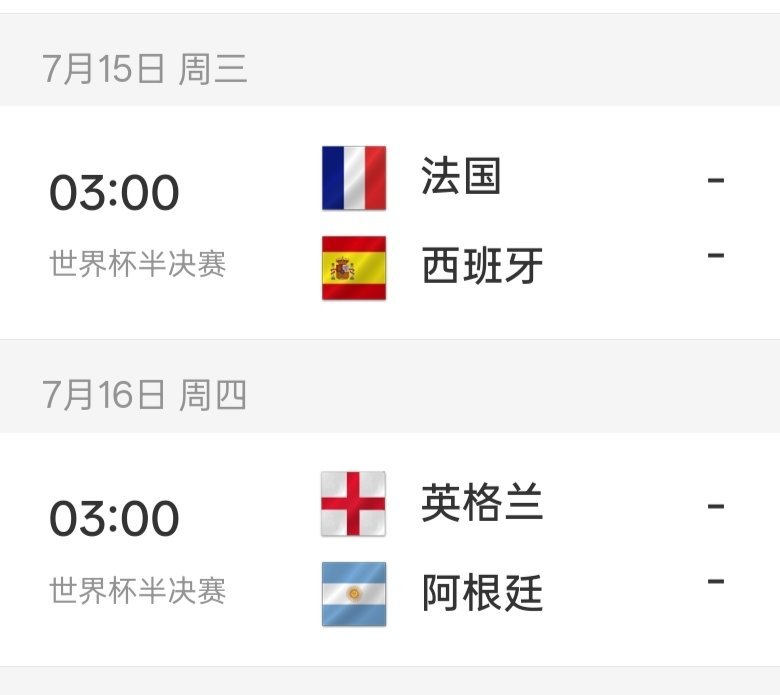 世界杯四强2026美加墨世界杯四强尘埃落定🇦🇷🇫🇷🇪🇸🏴󠁧󠁢?