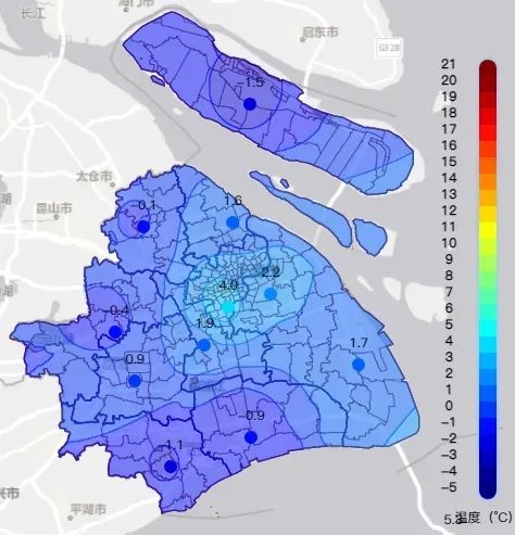 冰冻升级！上海多区发布预警！最低－5℃到 －3℃