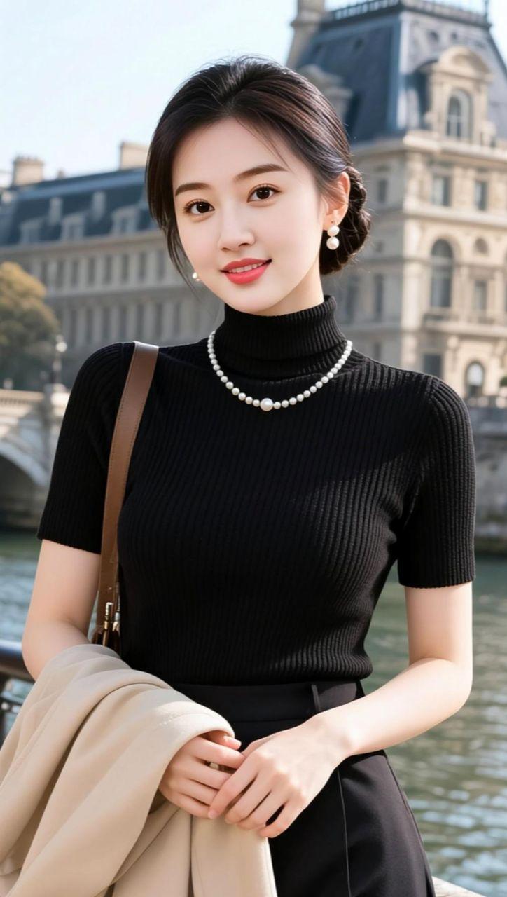 AI河畔轻熟风 抖音ai创作 助手抖音 优雅穿搭