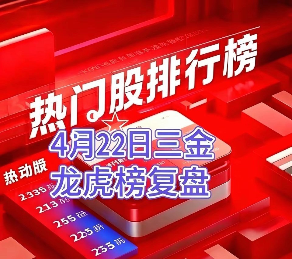 各指数多头排列，光通信强者恒强4月22日三金龙虎榜复盘中天科技：多重热点，主升行