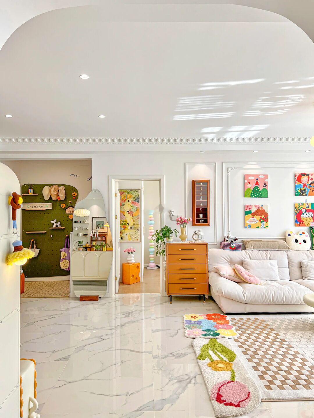 我妈说艺术生真🐮！小房子被你装出理想的家