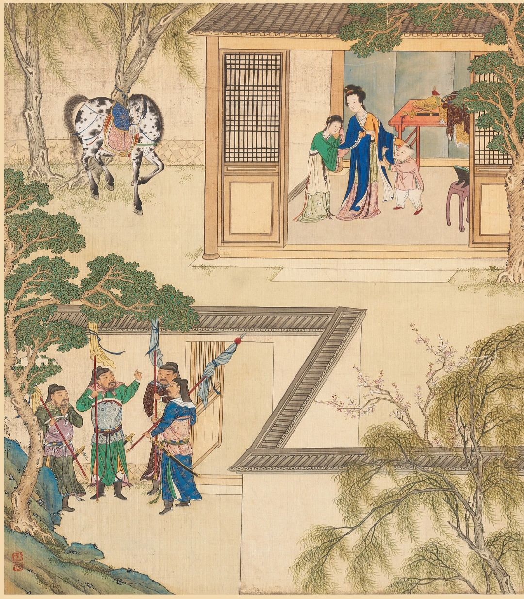 【范雪仪人物故事册·木兰从军】清