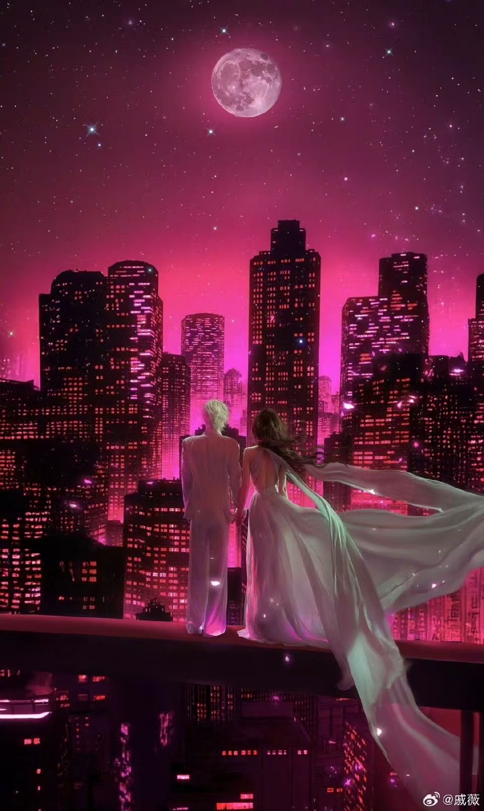 戚薇李承铉情人节限定 情人节氛围感还得是戚薇李承铉！这次cos直接封神，暗黑魅惑